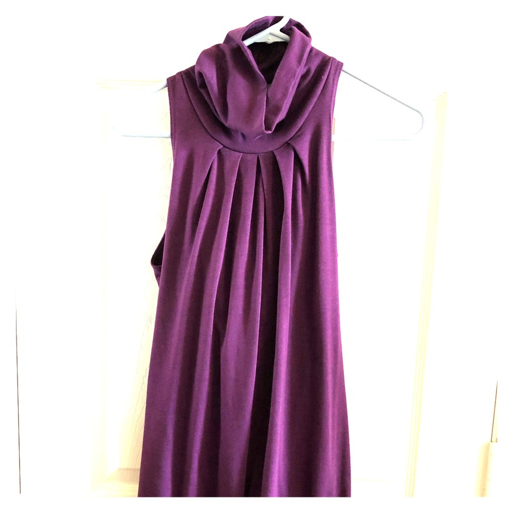 Purple Windsor mini dress